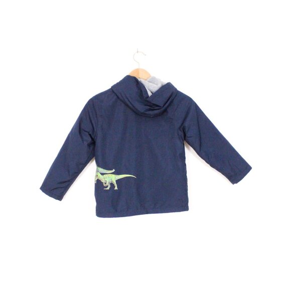 Carters Navy Fleece-Lined Dinosaur Jacket - Picture 7 of 7